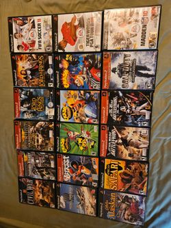 PS2 games as a lot. CIB