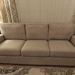 Two Drexel Fabric Sofas