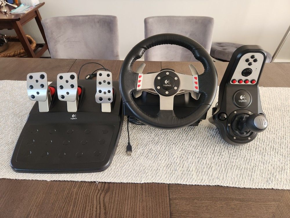 Logitech G27 Steering Wheel, Pedals, Shifter Set (Used)