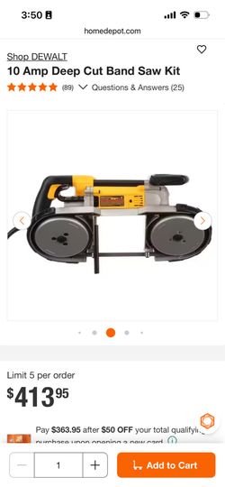 Dewalt portable band saw
