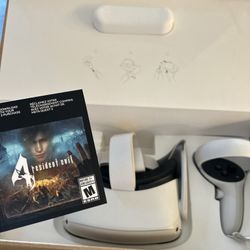 Meta Quest 2 Resident Evil 4 Bundle  128GB VR Headset Sealed