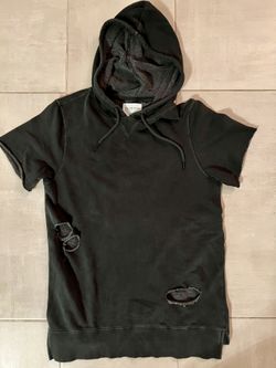 Men's Short Sleeve Hooded Sweatshirt- Brand Is On The PainkillersBYAS- Size S