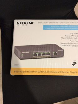 Netgear PoE+ Switch 5-Port gigabit NIB