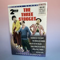 The Three Stooges - 2-Pack (DVD, 2003) NEVER OPENED. FACTORY SEALED. 