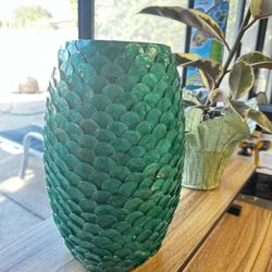 Teal Vase 