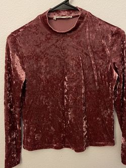 Girls Velvet Long Sleeve