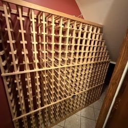 Custom Made Wooden Wine Rack - 300 Bottle 