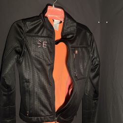 Cinch Jacket Womens XS Black Concealed Carry Holster Embossed Full Zip