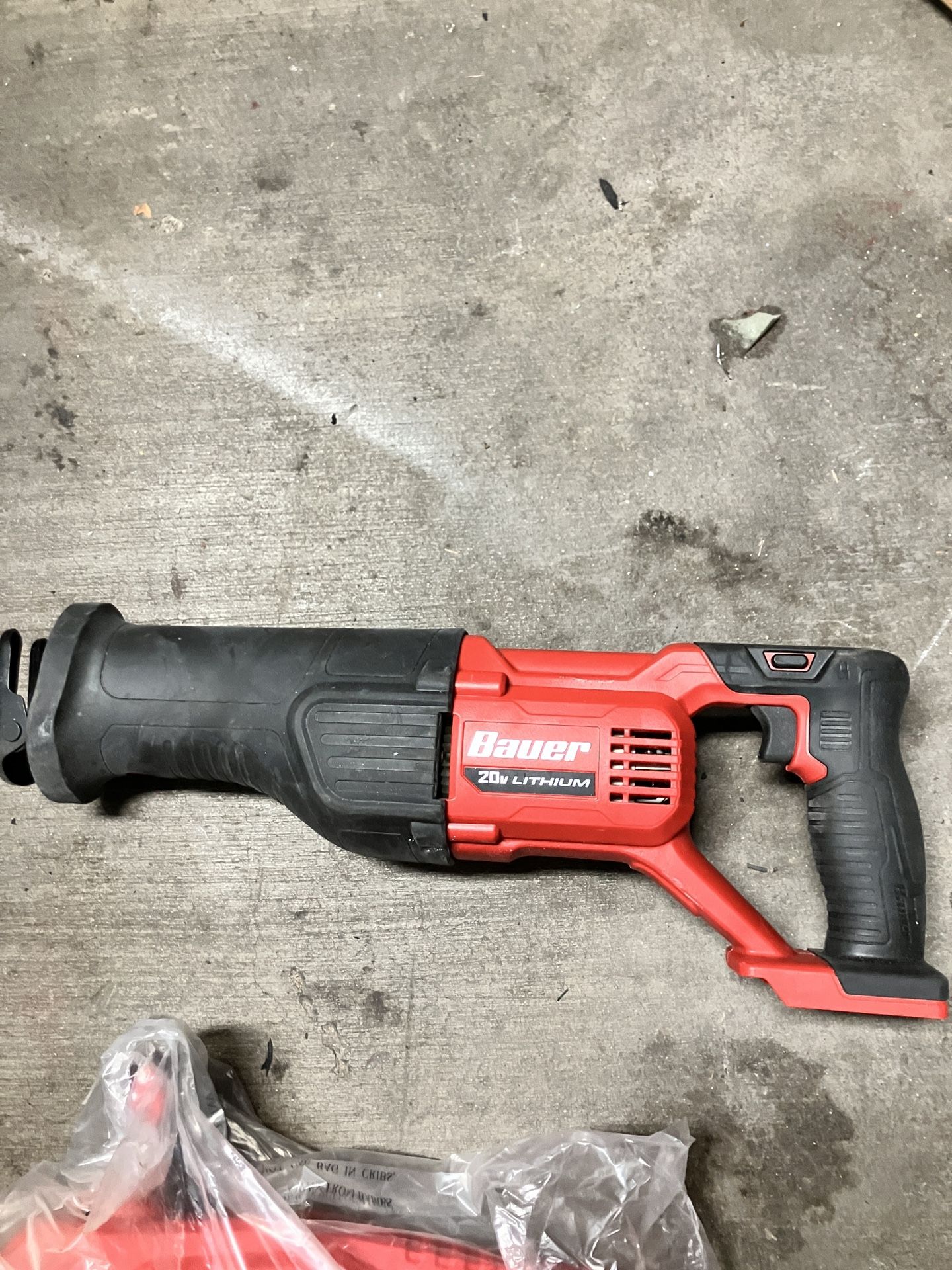 BAUER 20V Sawzall /Reciprocating Saw