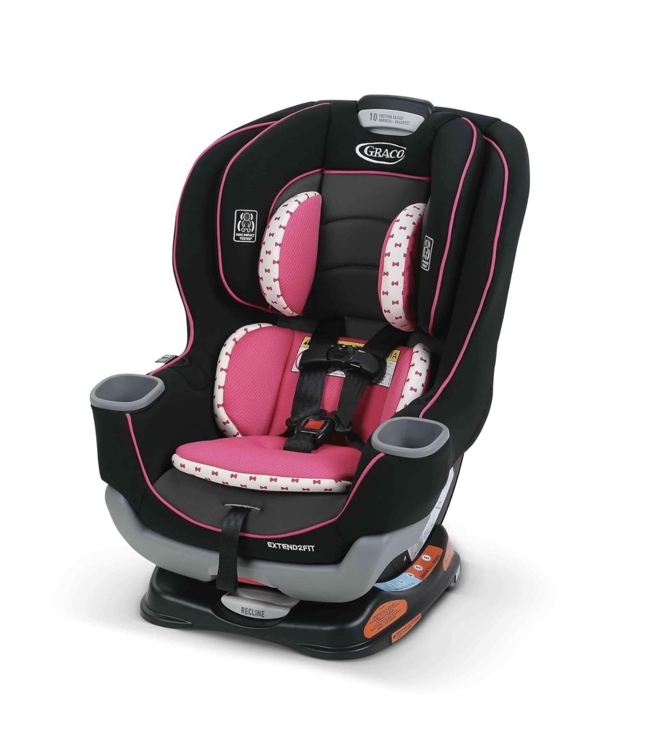 Graco Extend2Fit Kenzie, 2-in-1 Convertible Car Seat for Infants to Toddlers Open box item is new! The Graco Extend2Fit Kenzie is a 2-in-1 convertib