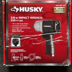 Husky 3/8 IN Impact Wrench/ 250 Ft-LBS