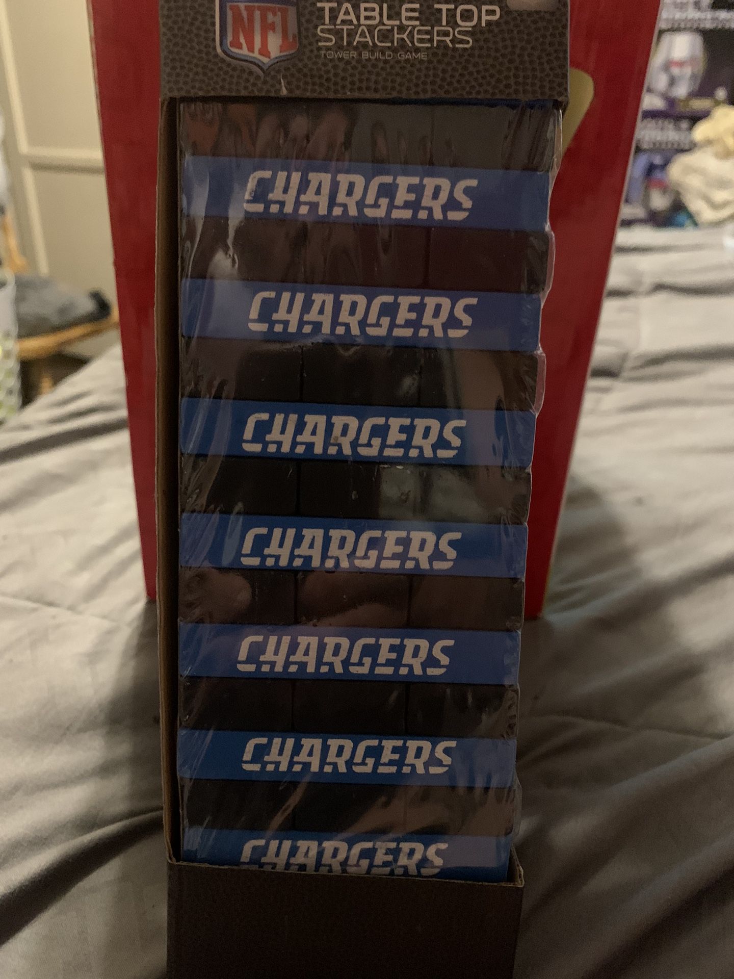 NFL Top Stackers Los Angeles Chargers 9 inches High