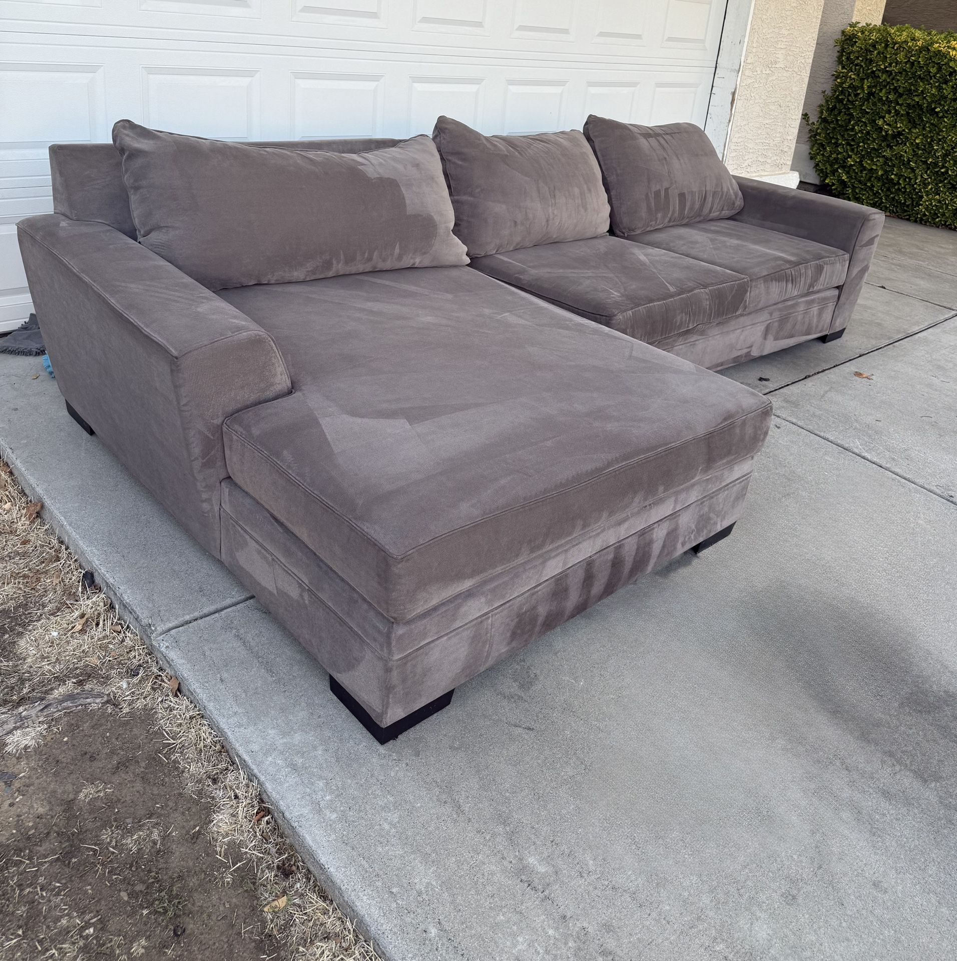 Gray Sectional Couch - Living Spaces