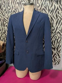 Navy Blue Two-Button Men's Blazer by Nautica