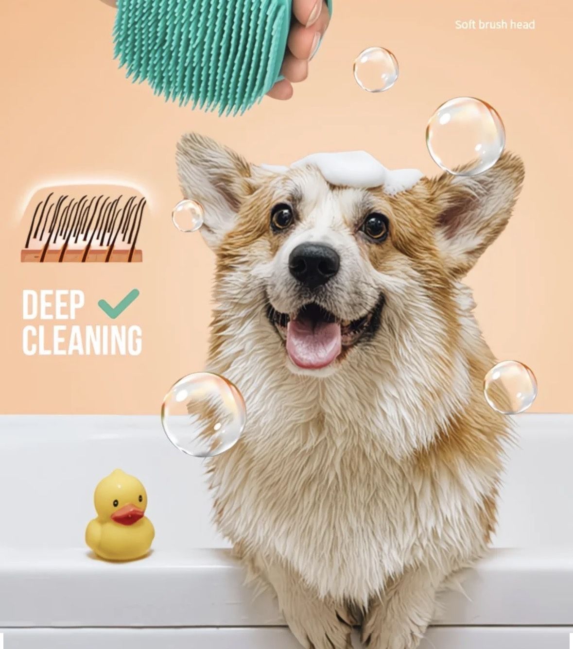 Pet Bath Brush