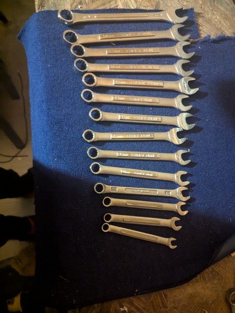 Comlpete SAE Craftsman Wrenches
