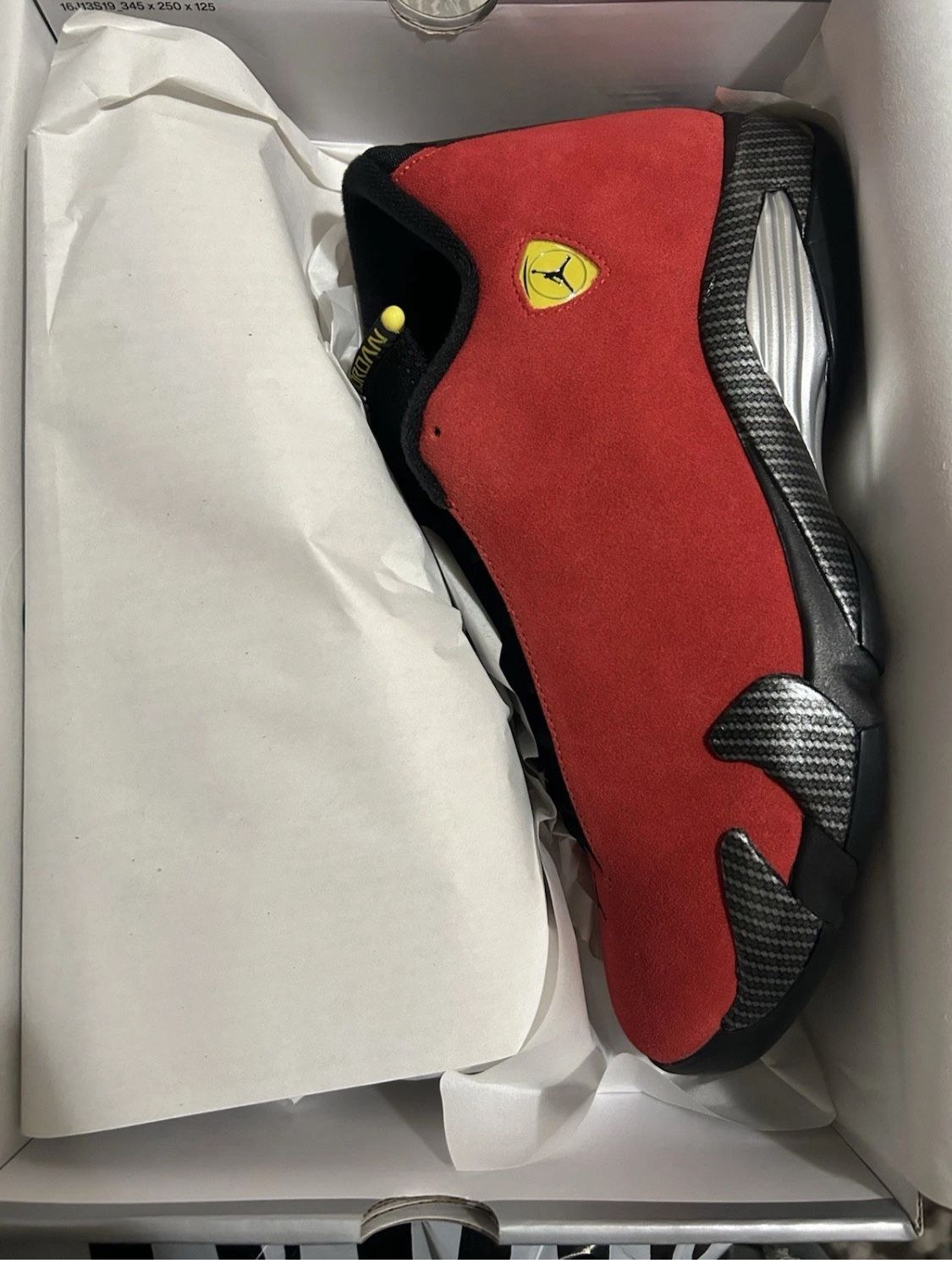 Jordan 14 Ferrari Size 11.5