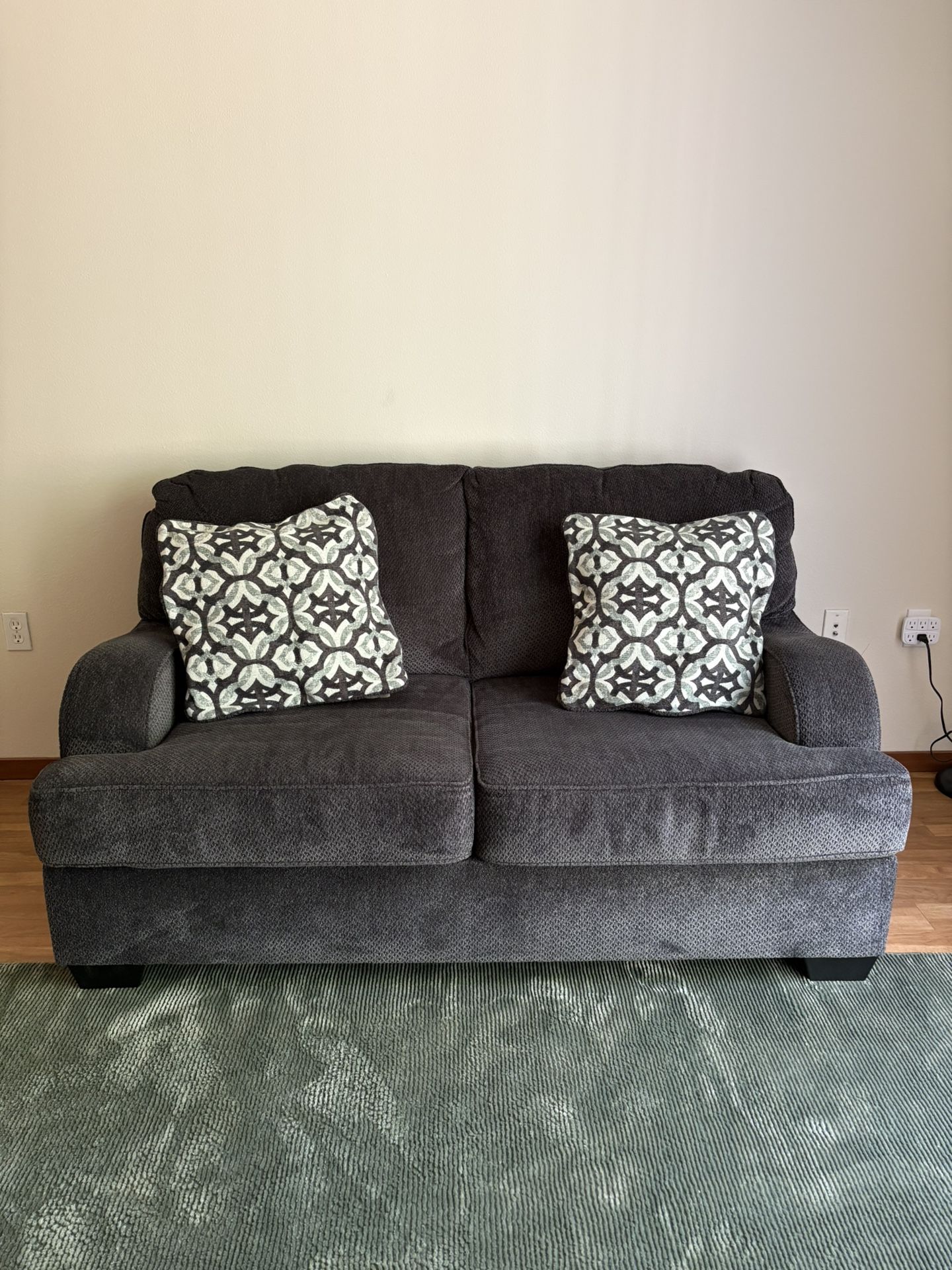 Grey Loveseat Couch