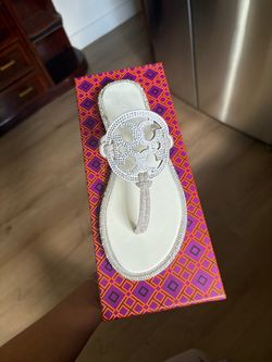 Tory Burch Miller Crystal Embellished Sandal