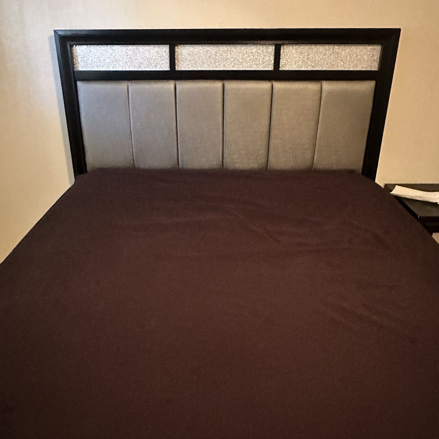 Queen Side Bed , Dresser And Nightstand