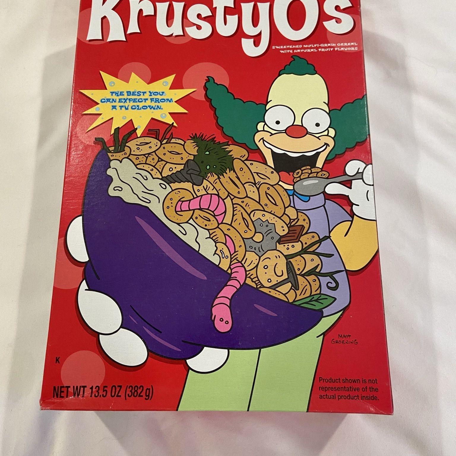 クラスティシリアル　Frosted Krusty Krusty the Clown isn't exactly known for quality control