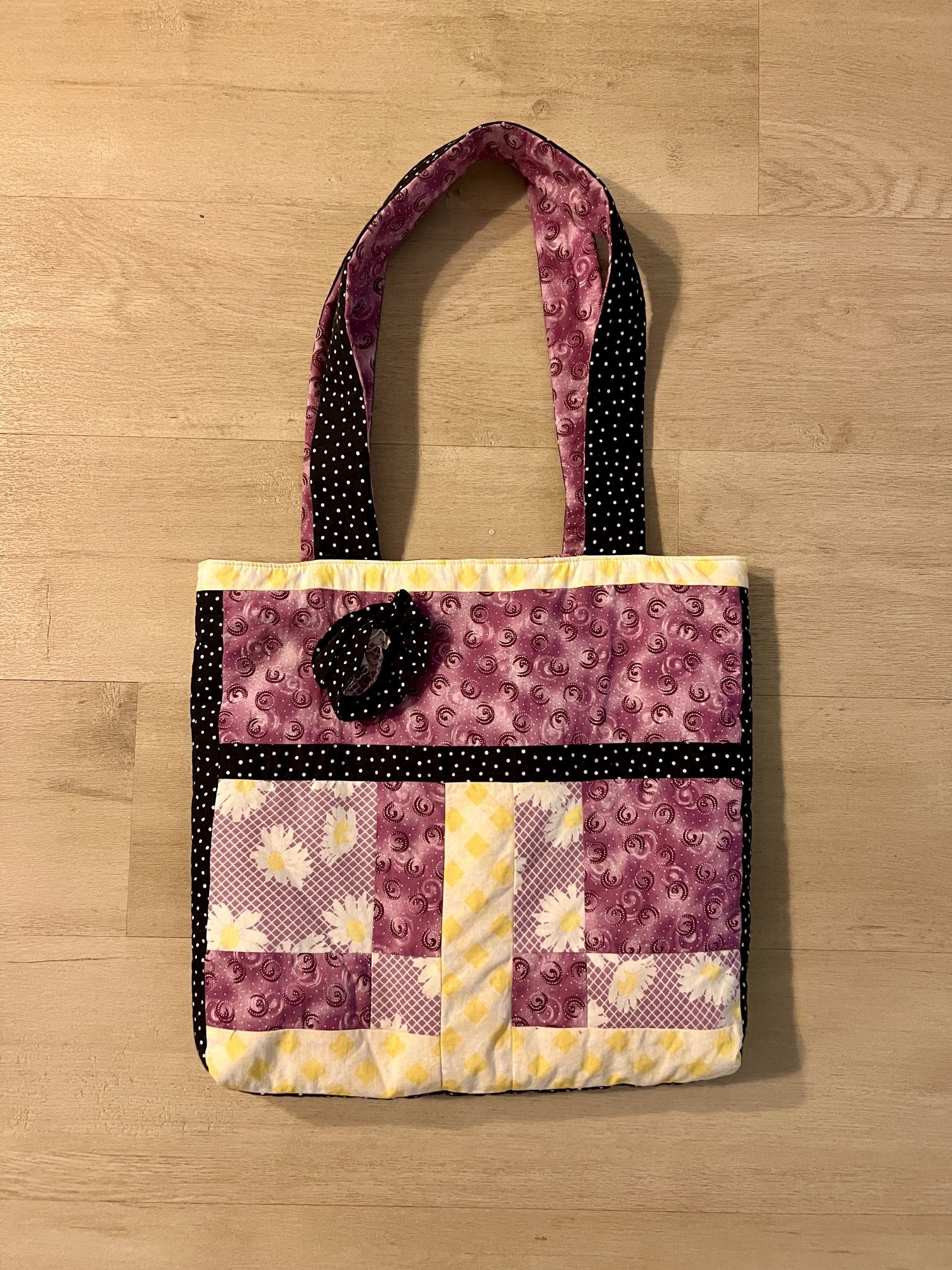 quilt tote bag