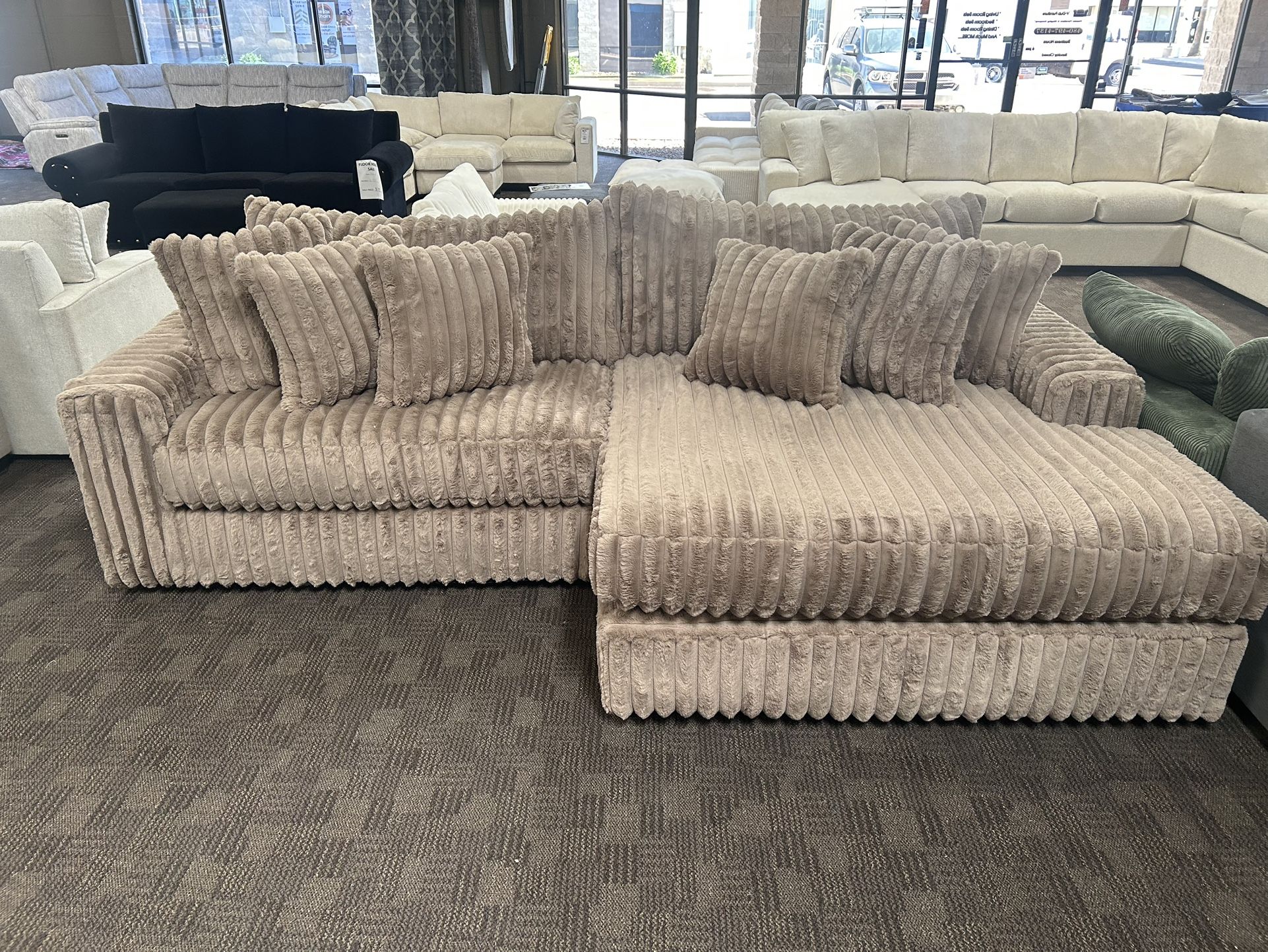 Very Comfy Brown Sofa Sectional
