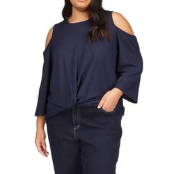 Michael Kors cold shoulder Top