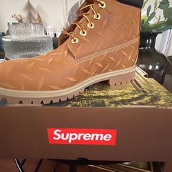 Supreme Timberland Diamond Plate size 11