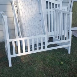 Wood crib 3 in1