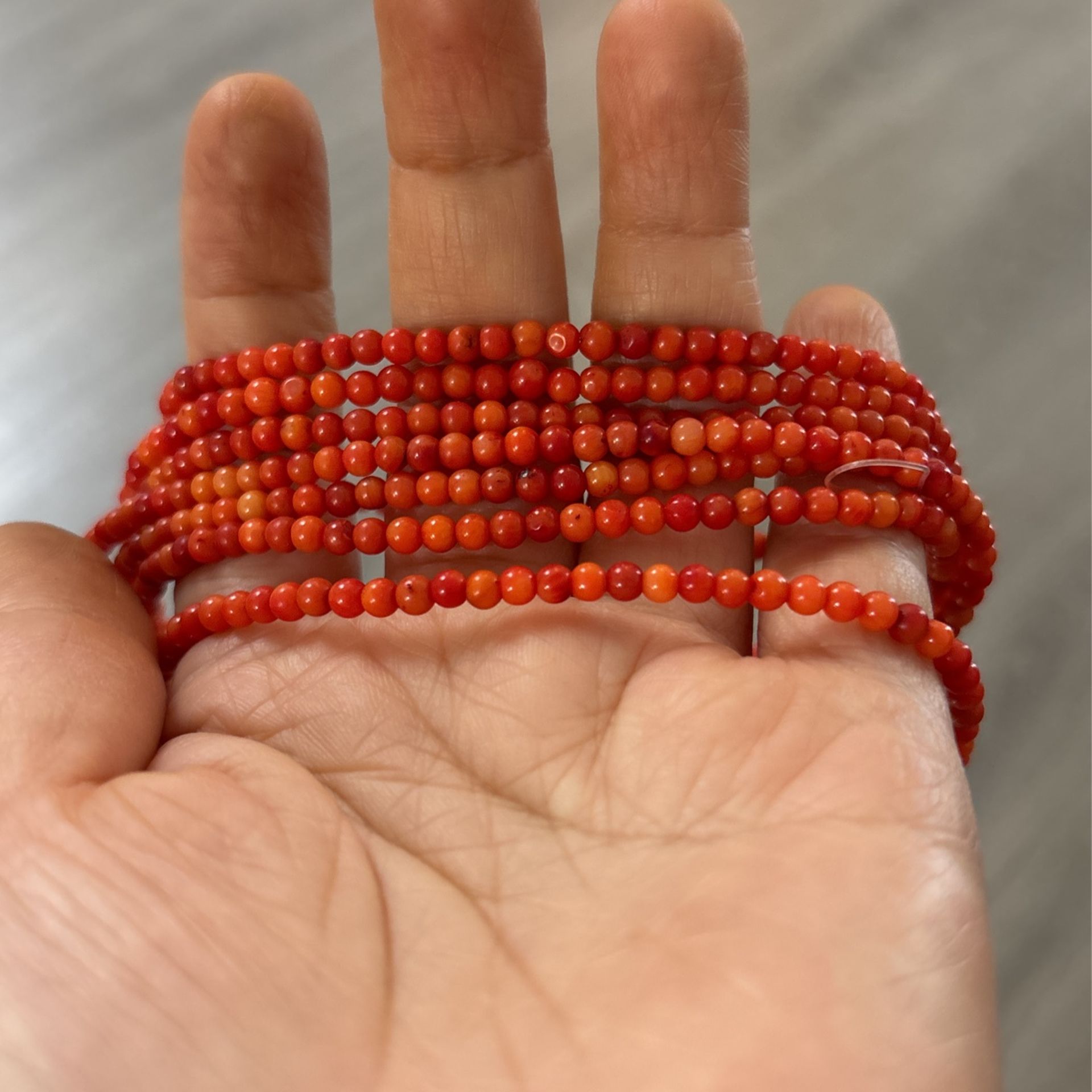 Seven Strand Of Coral For DIY 