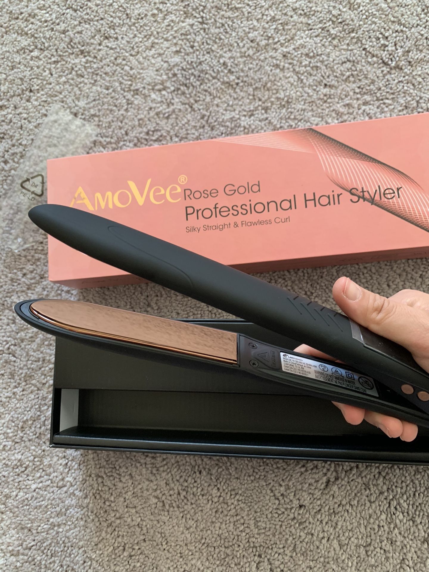 New hair straightener and curls 2in1