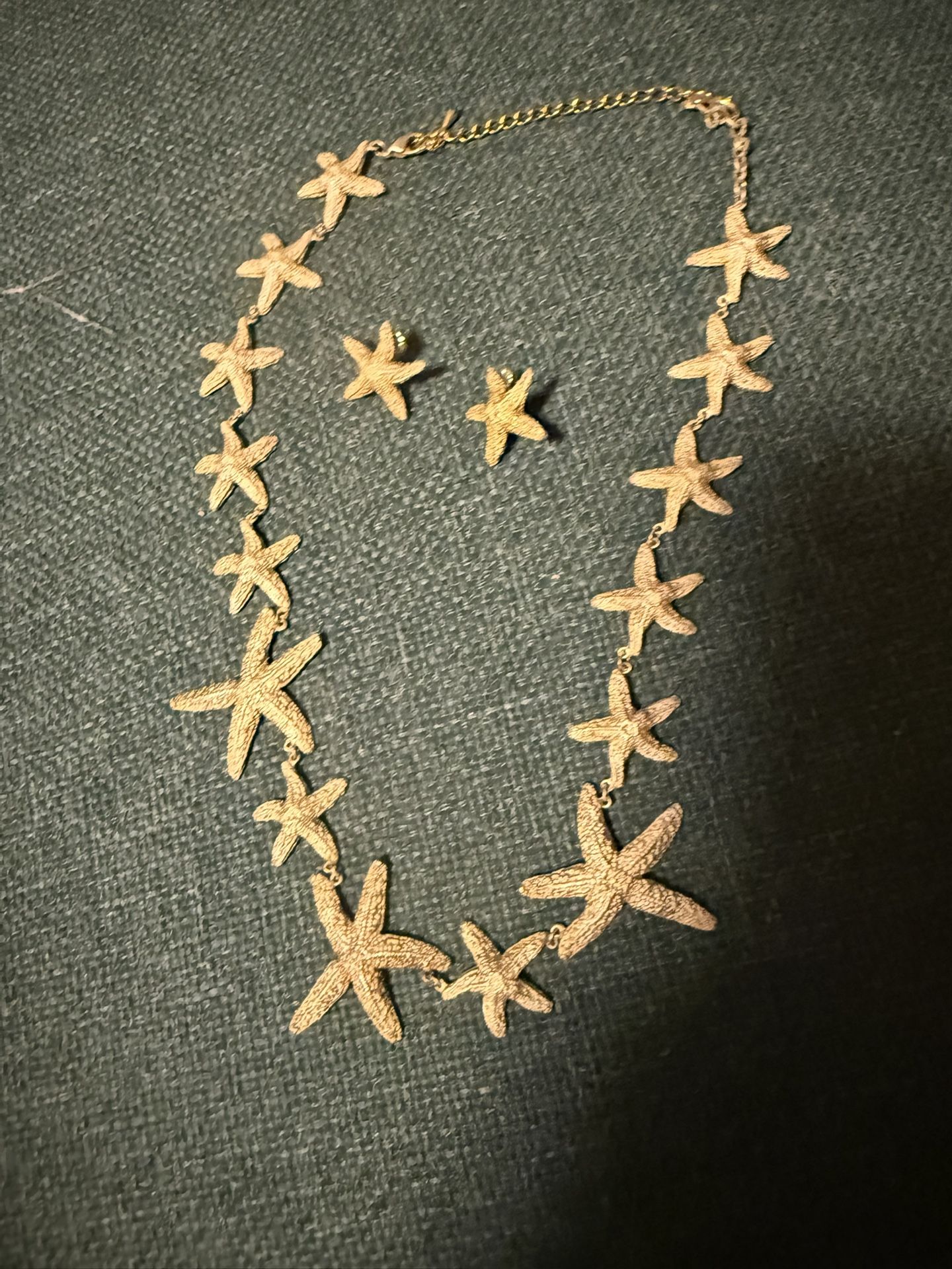 Starfish Necklace And Earrings