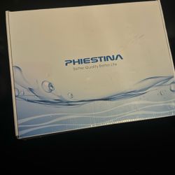 Phiestina WF040-1-BG Bathroom Faucet – 8” Widespread Waterfall Brushed Gold NEW Sealed