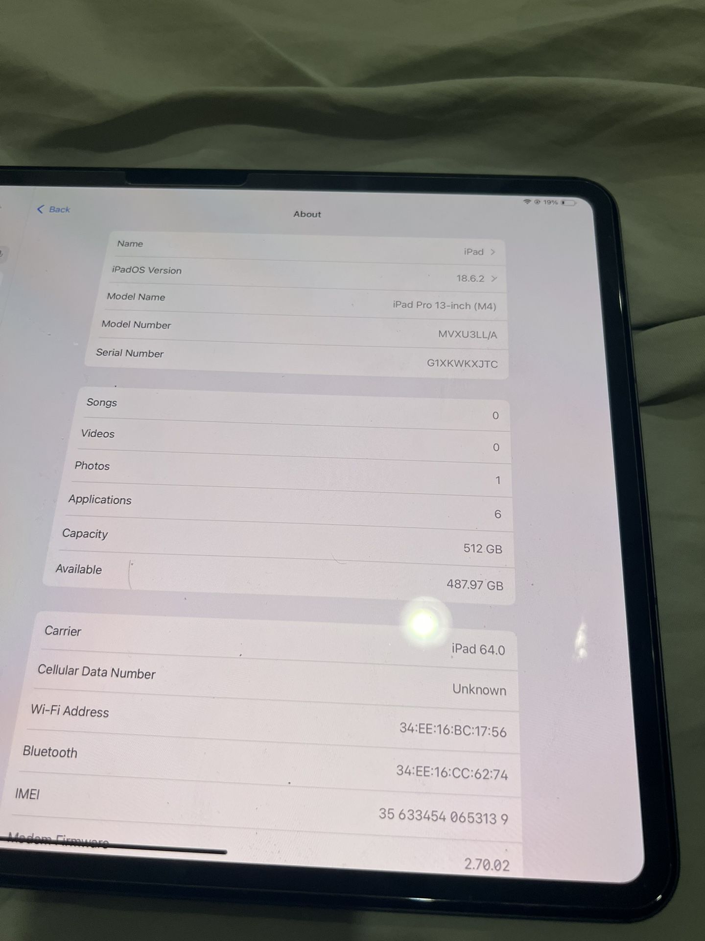 iPad Pro 13 Inches (m4 )