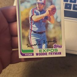 Woodie Fryman 1982 Topps Baseball Card