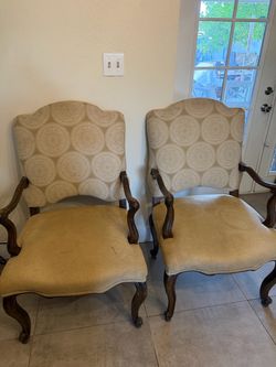 Accent chairs sillas set