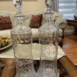 Decorative Crystal Decanters