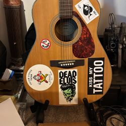 Vintage 1990S Yamaha F Series FX325 Acoustic/Electric Guitar With Case - Natural