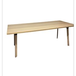 IKEA YPPERLIG DINING TABLE Long Light Wood Dining Table 79in