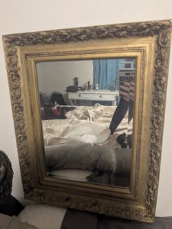 Antique Frame And Mirror