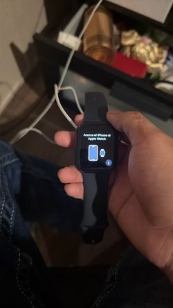 Apple Watch with Black Sport Band