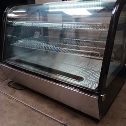 35 Inch Countertop Farmers Market Commercial Bakery Cake Restaurant Refrigerator Display Case