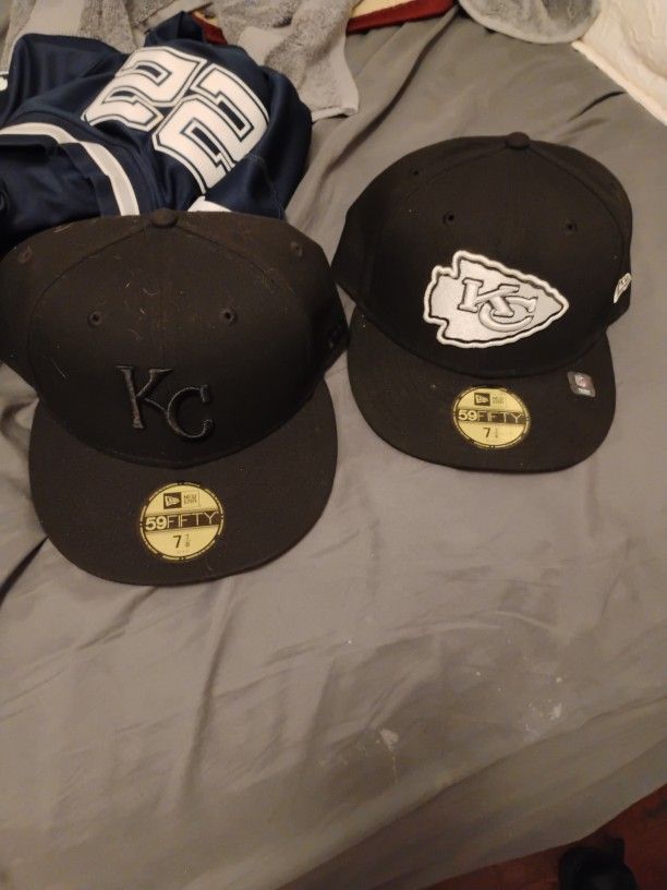 Brand New Fitted Kansas City Hats 