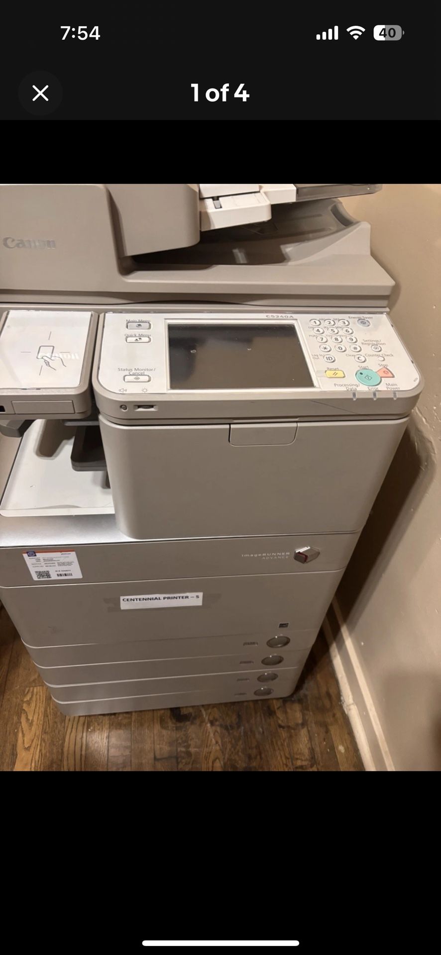 Canon imageRUNNER Advance C5240 Color Copier / Printer / Scanner / Low Meter