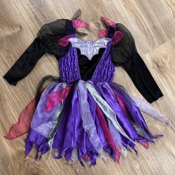 Girls Witch Bat Costume 