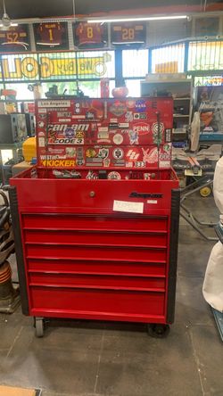 Snap on tool box