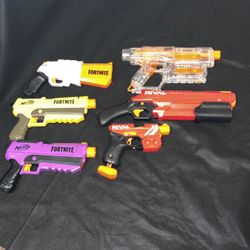 $60 for (6) Ised Nerf Guns