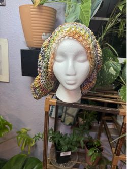 Handmade Crochet Slouchy Beanie/Hair Bonnet