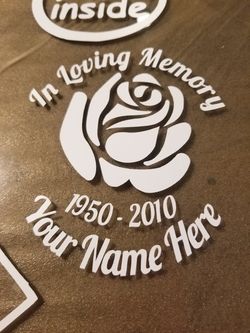 Memorial Decals